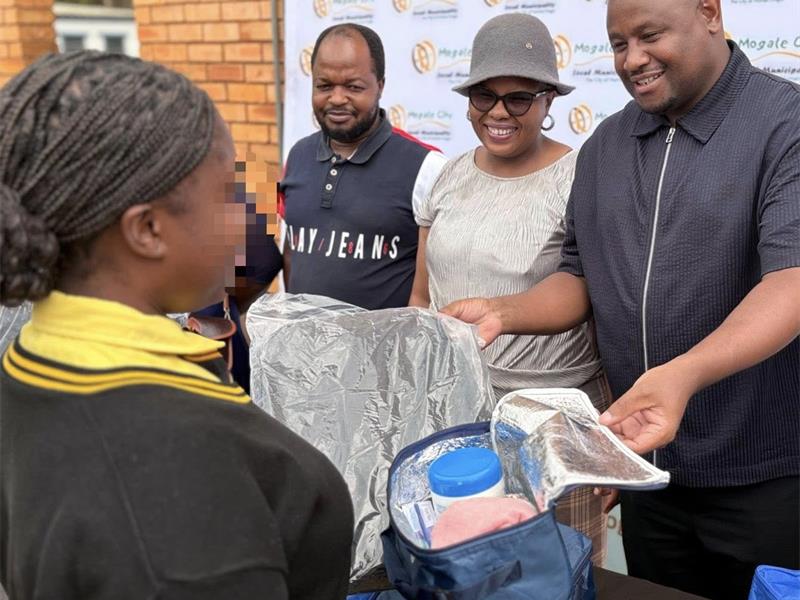 The back-to-school initiative that began in Munsieville has now expanded to Kagiso, continuing the municipality's mission to support learners across the West Rand.