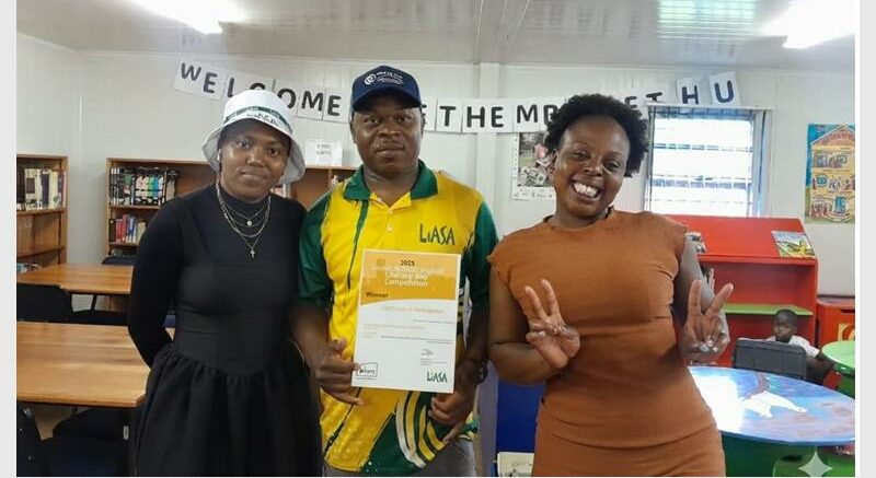 Mogale City’s Ethembalethu Library wins national recognition for its digital literacy efforts in disadvantaged communities.