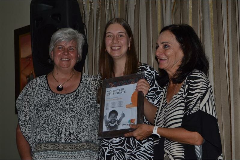 Matla a Bana het vrywilligers en borge vereer vir hul toewyding om mishandelde kinders te beskerm en te ondersteun.