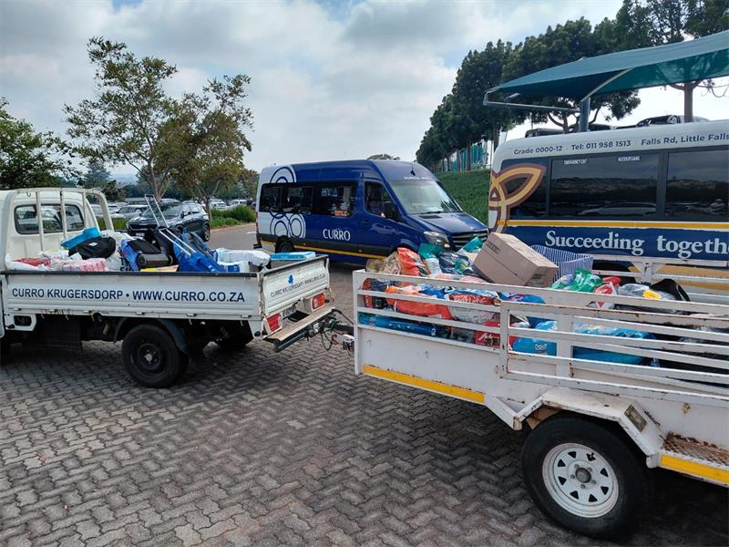 Curro Krugersdorp and the West Rand community united in a record-breaking charitable drive to support Mpumalanga families affected by floods.