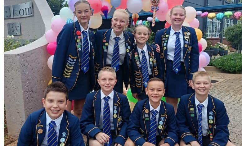 Laerskool Protearif het hul nuwe graad 7-leiers gekies, en hulle is reg om hul skool trots te maak.
