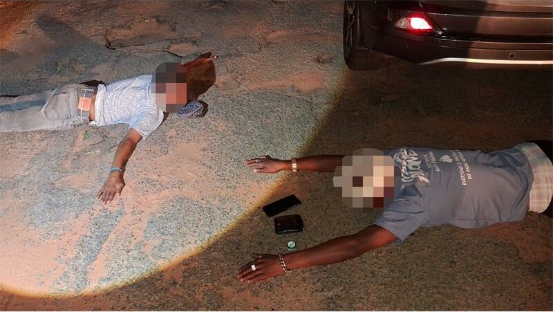 Quick response by private security and police led to the arrest of 4 suspects and the recovery of a hijacked VW Polo in the early hours of Tuesday.