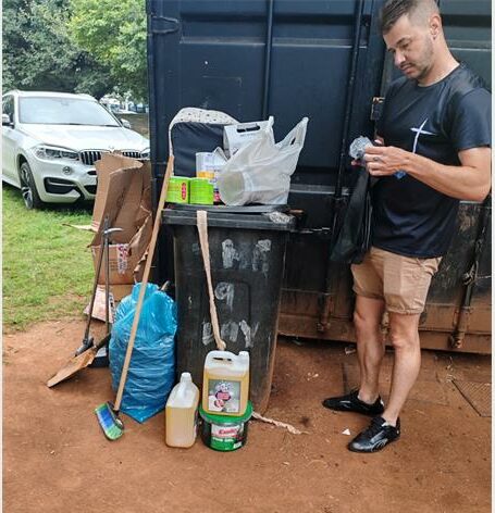 The shelter newly appointed committee held an initiative to help keep their kennels clean.