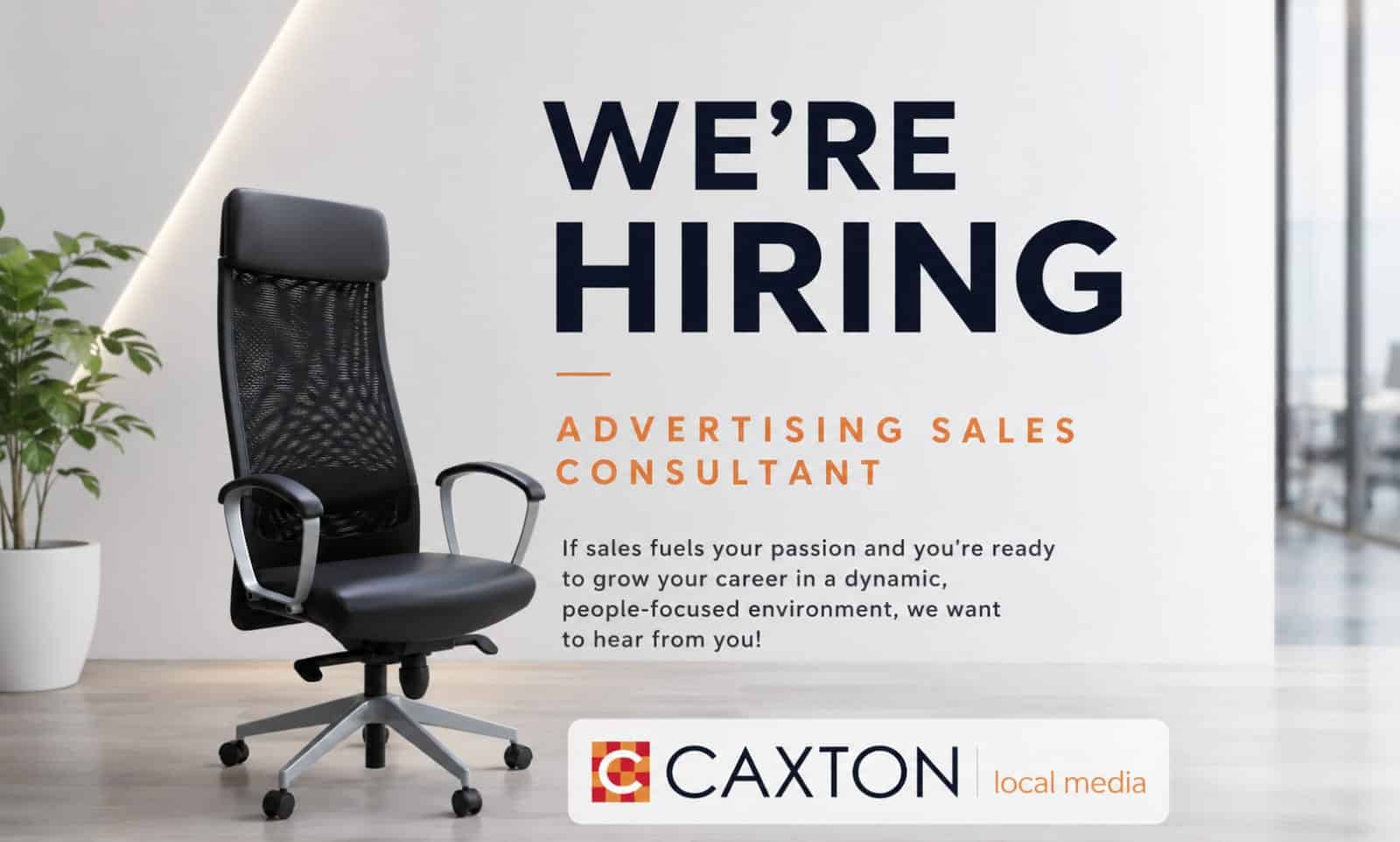 We’re Hiring! Advertising Sales Consultant