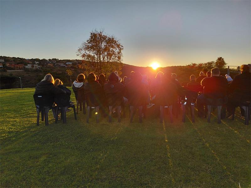 The sunrise gathering allowed learners, parents, and staff to reflect, worship and strengthen bonds within the school community.