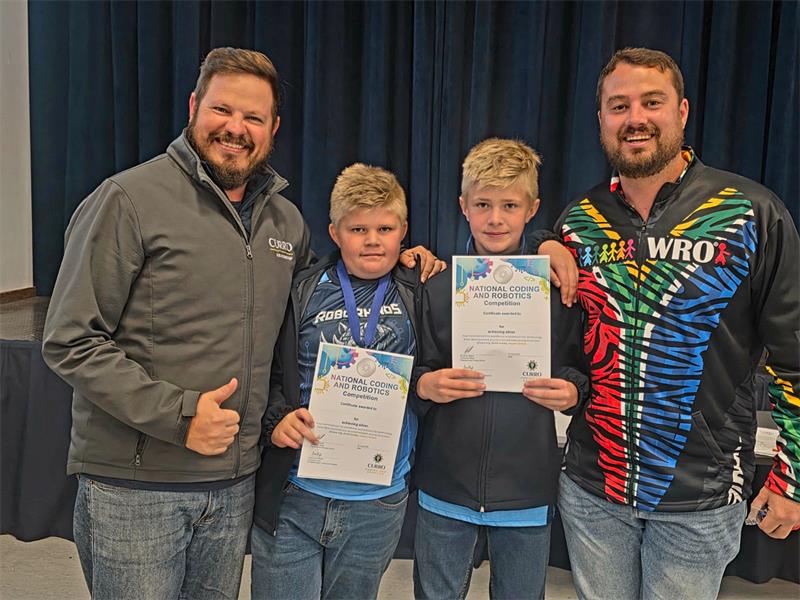 Curro Krugersdorp's strong showing secured a place among South Africa’s top five Curro schools in coding and robotics.