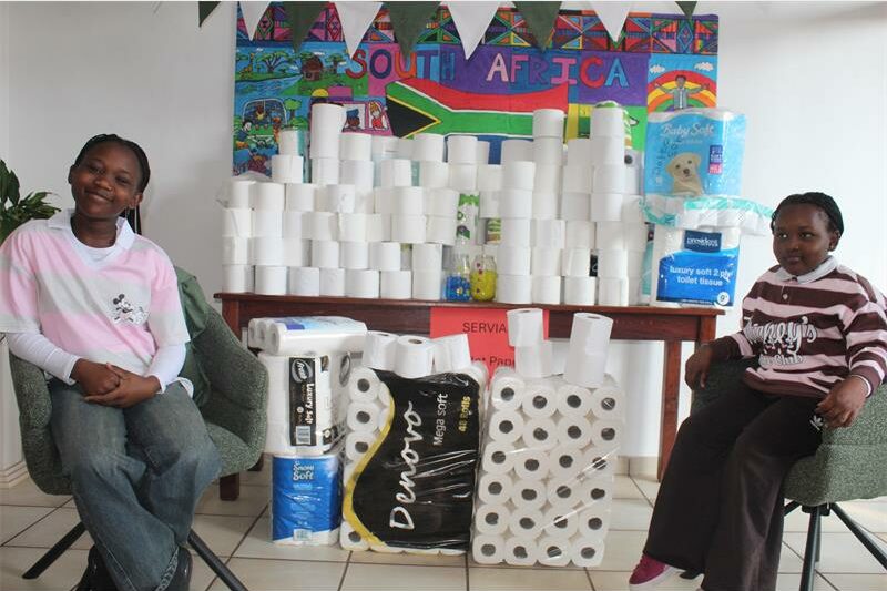 Learners and teachers recently marked Serviam by collecting essential parcels for the homeless.