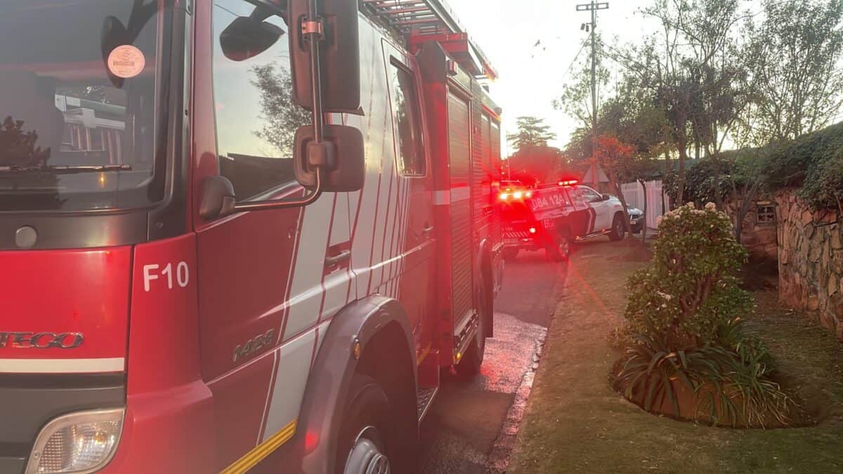 A house caught fire this afternoon, although details remain limited at this stage.