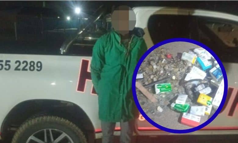 Swift action by private security led to the arrest of one alleged robber shortly after the incident.