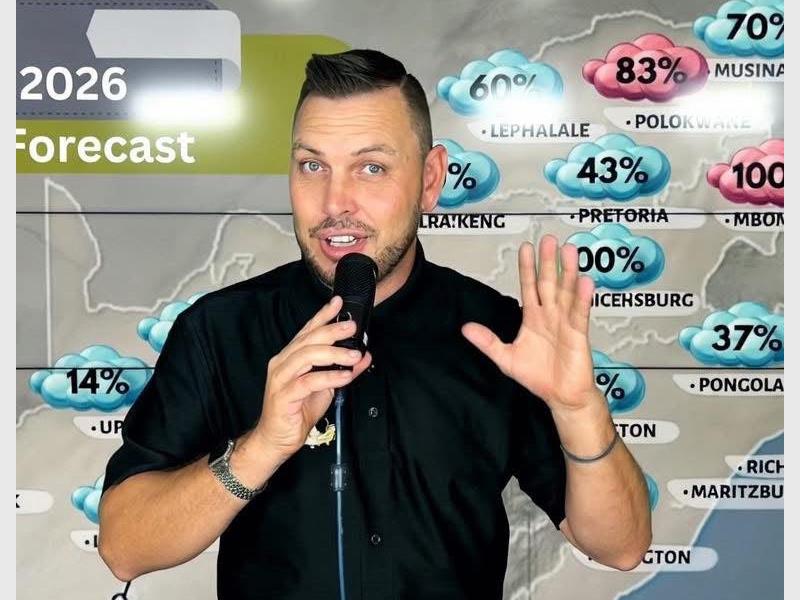 Weather models suggest there is a chance of snowfall over parts of Gauteng on Monday, but conditions could still change.