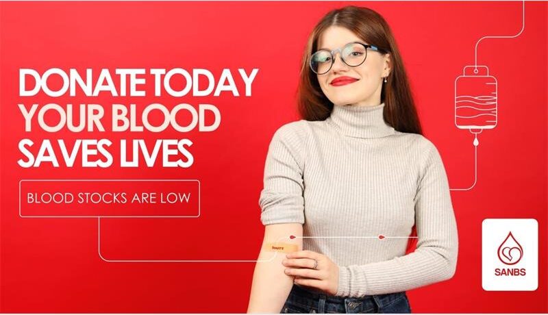 With collections falling below the 3 500-unit daily target, SANBS is urging new, returning and regular donors to help keep the country’s blood supply stable.