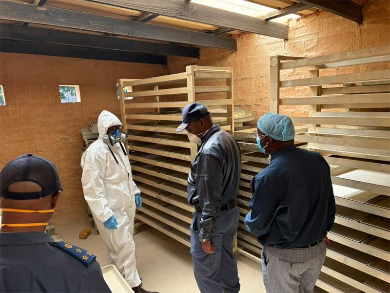 Five South African nationals appeared in the Krugersdorp Magistrate's Court following a multi-disciplinary operation on the R563 that netted Mandrax and ecstasy manufacturing equipment.