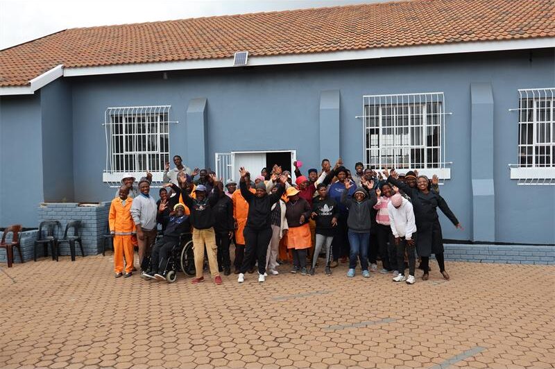 A collaborative community initiative gives a local facility for disabled people a vibrant new look.