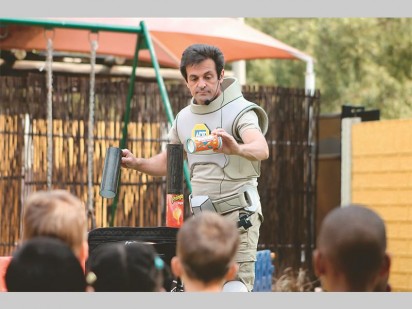 Mr ADT or well-known Johannesburg entertainer, Darrin McDowall.