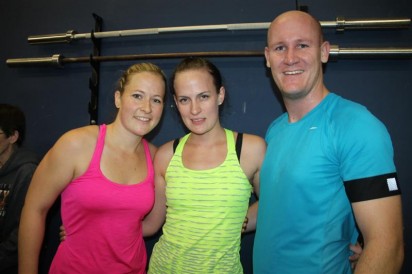 Yollandi Theunissen, Michelle van Mastrigt and Kewyn Buttle.