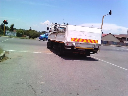 The truck that was allegedly involved in two hit-and-runs. (Photo: Supplied)