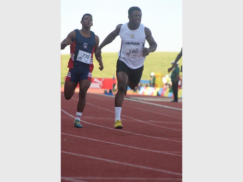 Athletes competing in the School of Speed competition. Photos: Sonwabile Antonie