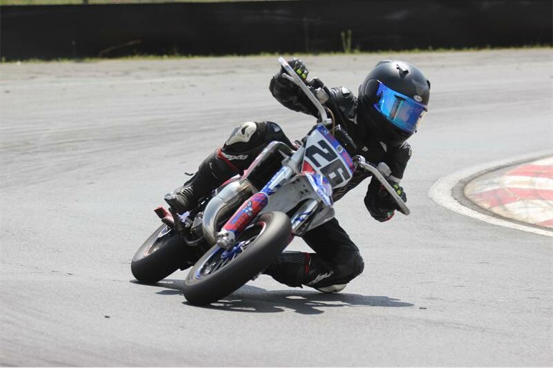 After a tough start to his race, Ethan finished with a strong back with the best lap time.