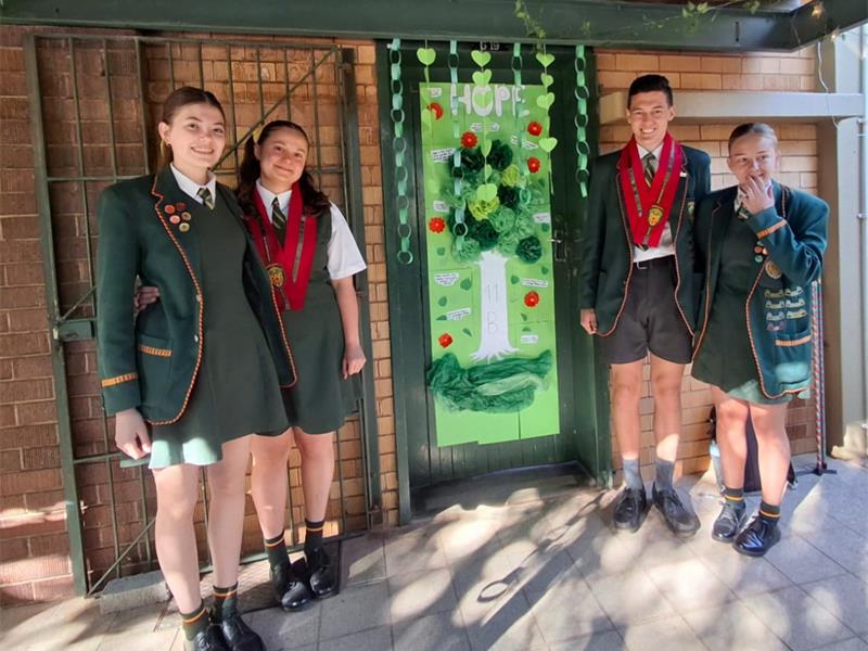 Learners rally behind the foundation's awareness project.