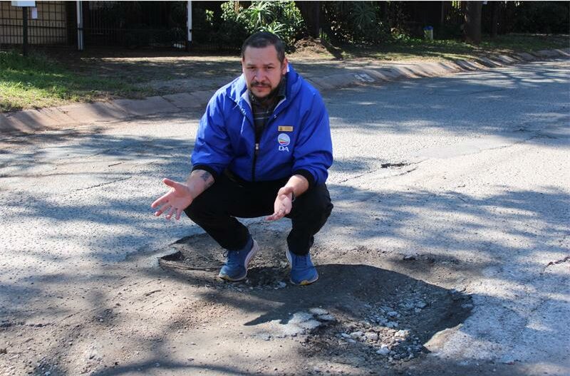 While other roads see fresh repairs, Edmund Road residents are left to dodge potholes.