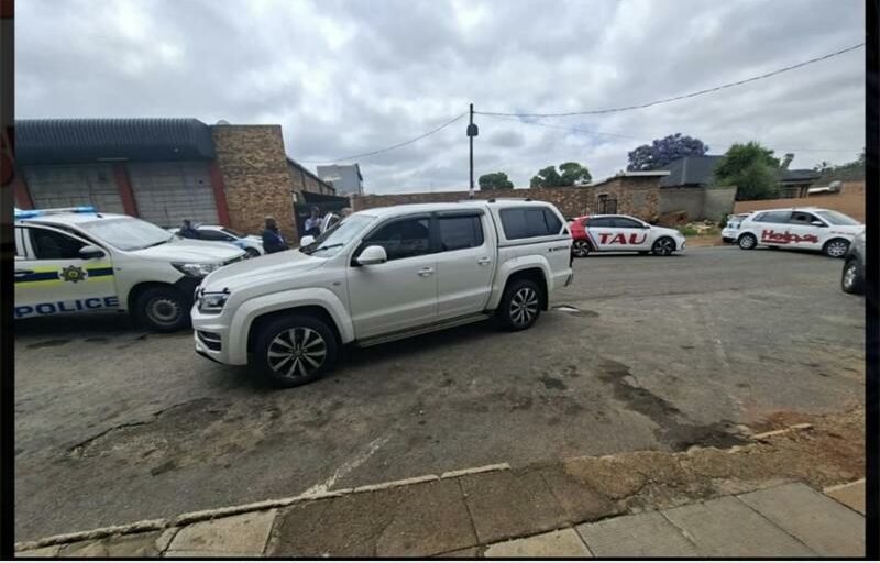 During the robbery, a security officer was also shot and was rushed to the hospital.