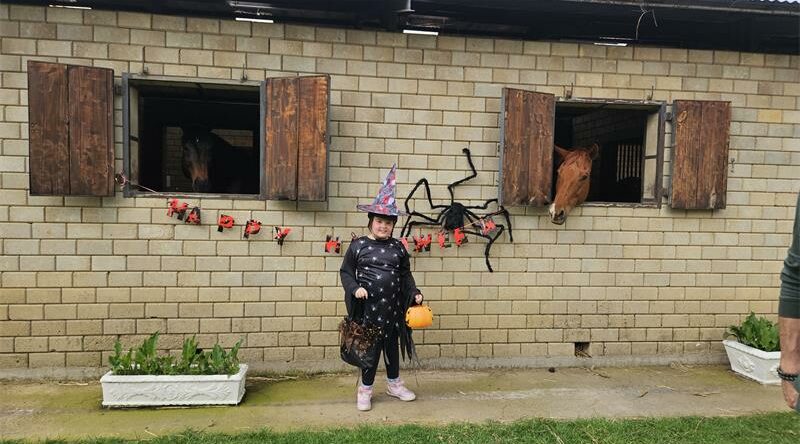 The Honeydew Equestrian Centre celebrated Halloween with a creative horseback fancy dress ride.