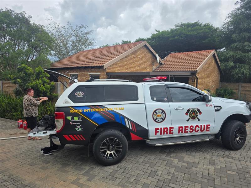 Emergency teams raced to save the day as the flames swept through the roof and smoke filled the air.