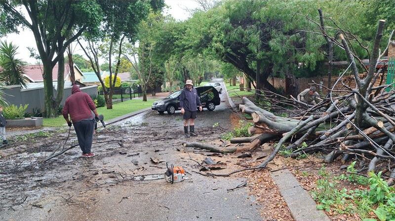 Nature tried to get in the way, but the residents stepped up.