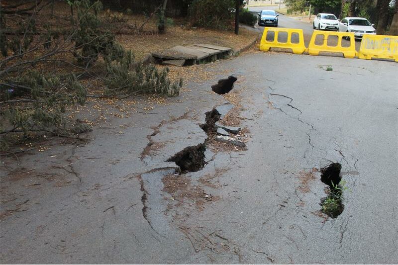 The street collapsed in 2022 and has been closed for traffic ever since.