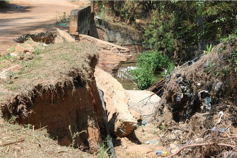 Despite actions to conduct a site visit, the bridge on Glover Road remains a hazard for residents.