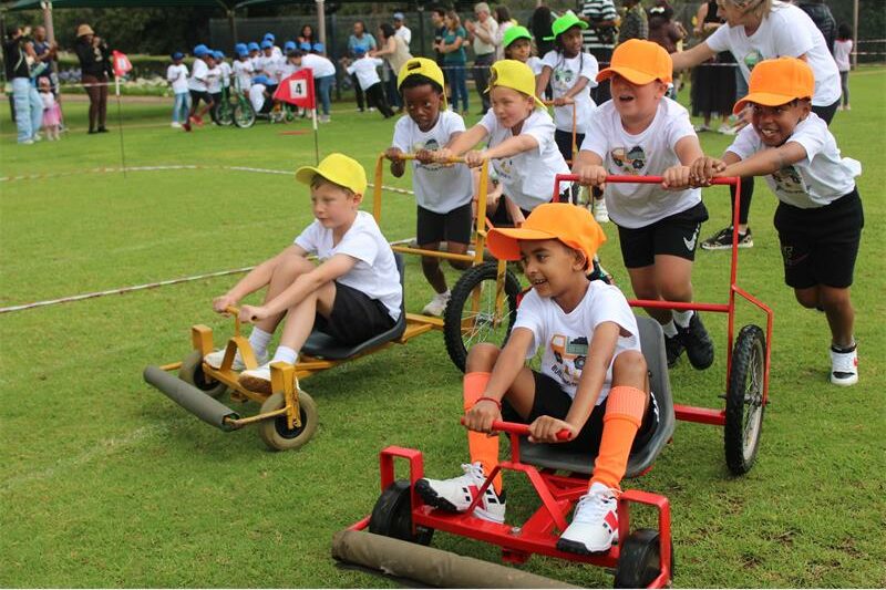 A colourful race, a roaring crowd, and a perfect way to end the school year.