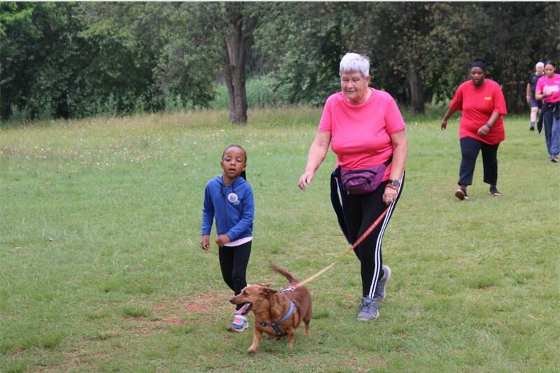 Runners and walkers of all ages enjoyed Roodepoort's 633rd parkrun edition.