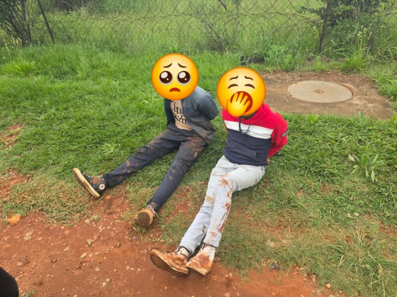 A vigilant Honeydew CPF member, supported by security partners and SAPS, helped apprehend two suspects.