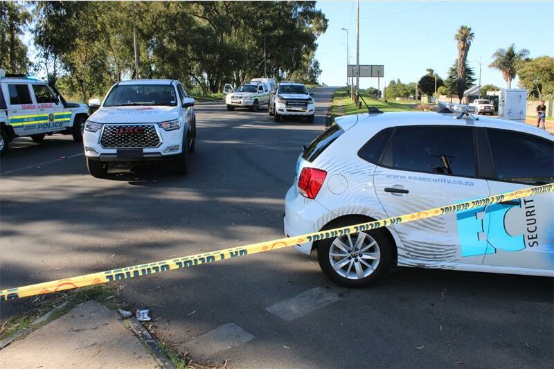 There is still a police presence at the scene, but the road has been reopened for traffic.