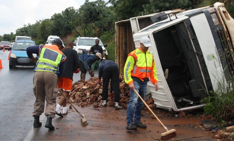 Motorists are urged to use alternative routes as traffic congestion builds.