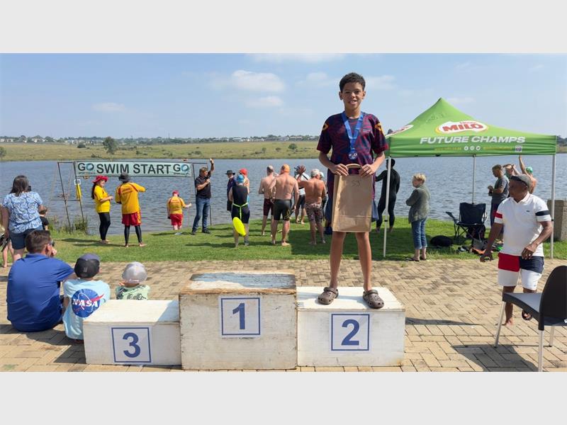 His courage and focus earned him his top spot, even though the day was not easy.