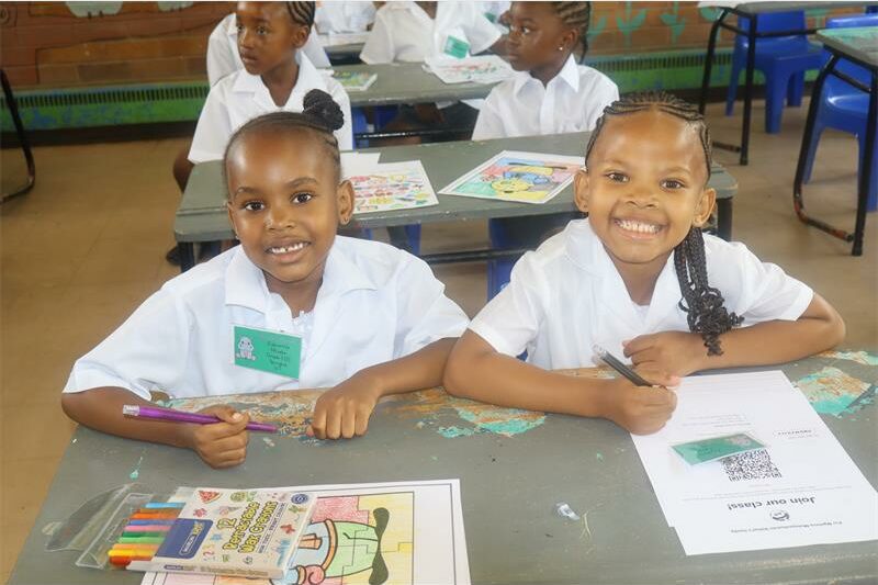 Excitement is in the air as Grade 1's step into their classrooms at Panorama Primary School on the first day of school.