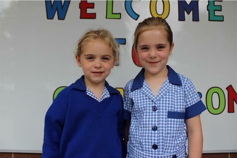 From morning greetings to lunchtime giggles, the siblings are proof that great things come in pairs.