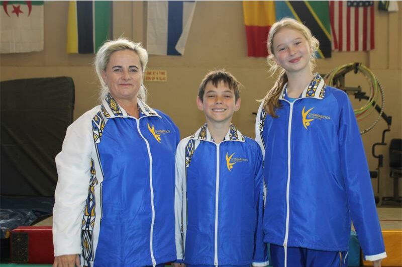 Nicole du Toit and Dylan la Grange participated in the Region 5 annual Gymnastics competition in Namibia.