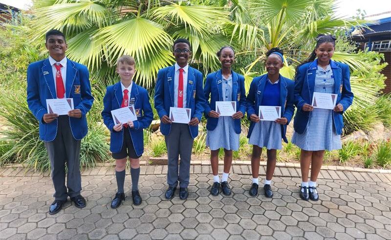 The prefects play an important role in the school community, helping represent the learners, assisting teachers, and upholding the school values and discipline.