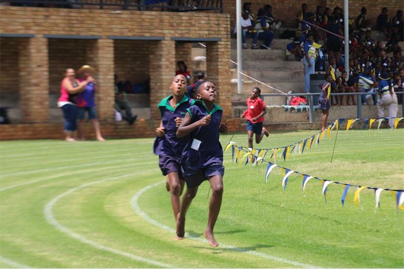 The learners showcased their talents in track and field events.