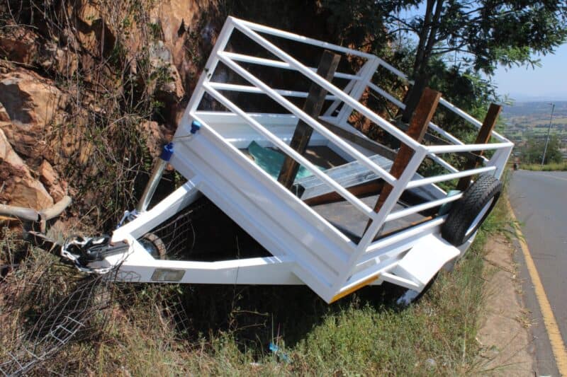 No injuries were reported following the crash.
