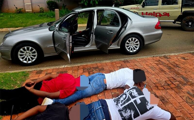 A multidisciplinary team apprehends suspects linked to Pretoria and West Rand burglary incidents.