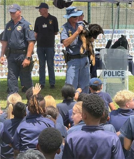 The youngsters were educated on how law enforcement officers keep communities safe.