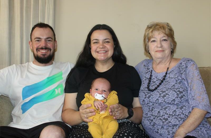 The birth of Ziaan Marnoux de Wet marks a historic and precious moment for the family.