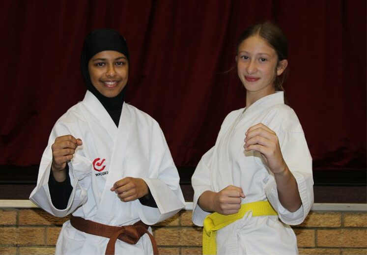 Nuha Minty and Leonella Cronje win big at the Karate Gauteng trials.