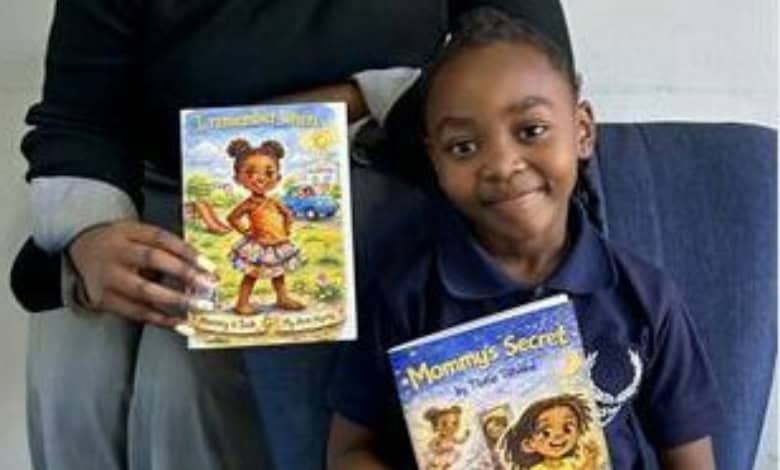 Seven-year-old Tlotlo Tsheka has published two books.