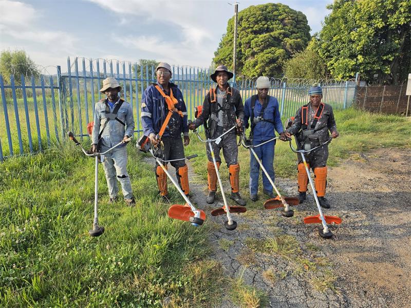 The team can now cover and maintain even bigger areas that would normally take longer to clear.