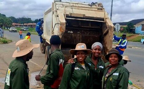 A non-profit organisation hosts a clean-up campaign to restore communities.