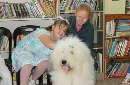 The famous Old English Sheepdogs featured in many TV advert over the years paid a visit to the West Rand Study Centre.